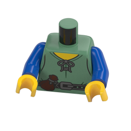 LEGO Minifigure Torso Part 6406106 76382 Peasant Villager Body x 1 - Bricks & Figures