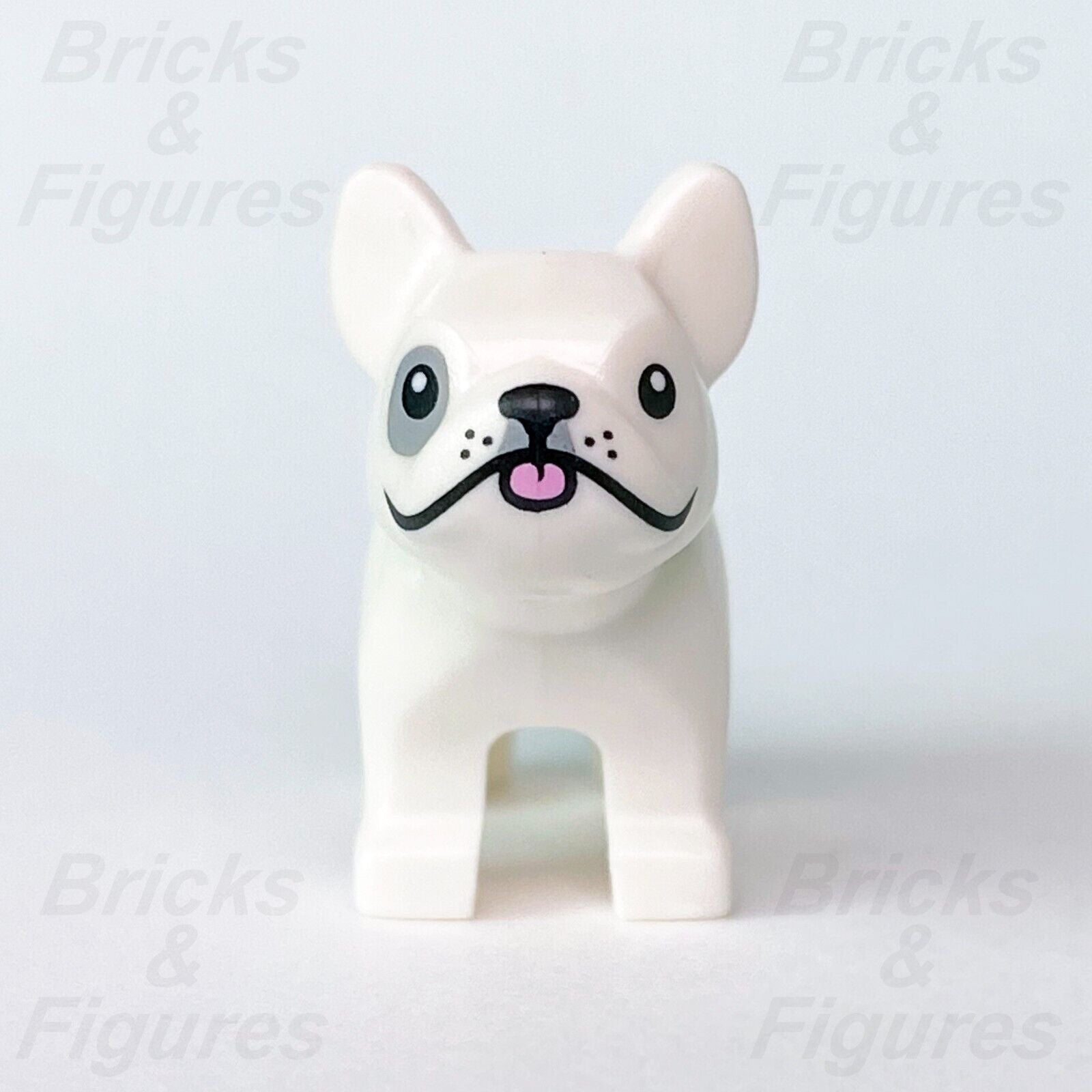 LEGO® Collectible Minifigures French Bulldog Eye Patch Dog Animal Part 71025 - Bricks & Figures