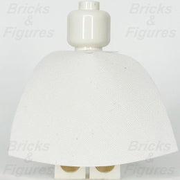 LEGO White Minifigure Cape Cloth Starched Body Wear 3.9cm Part 522c 20458 - Bricks & Figures