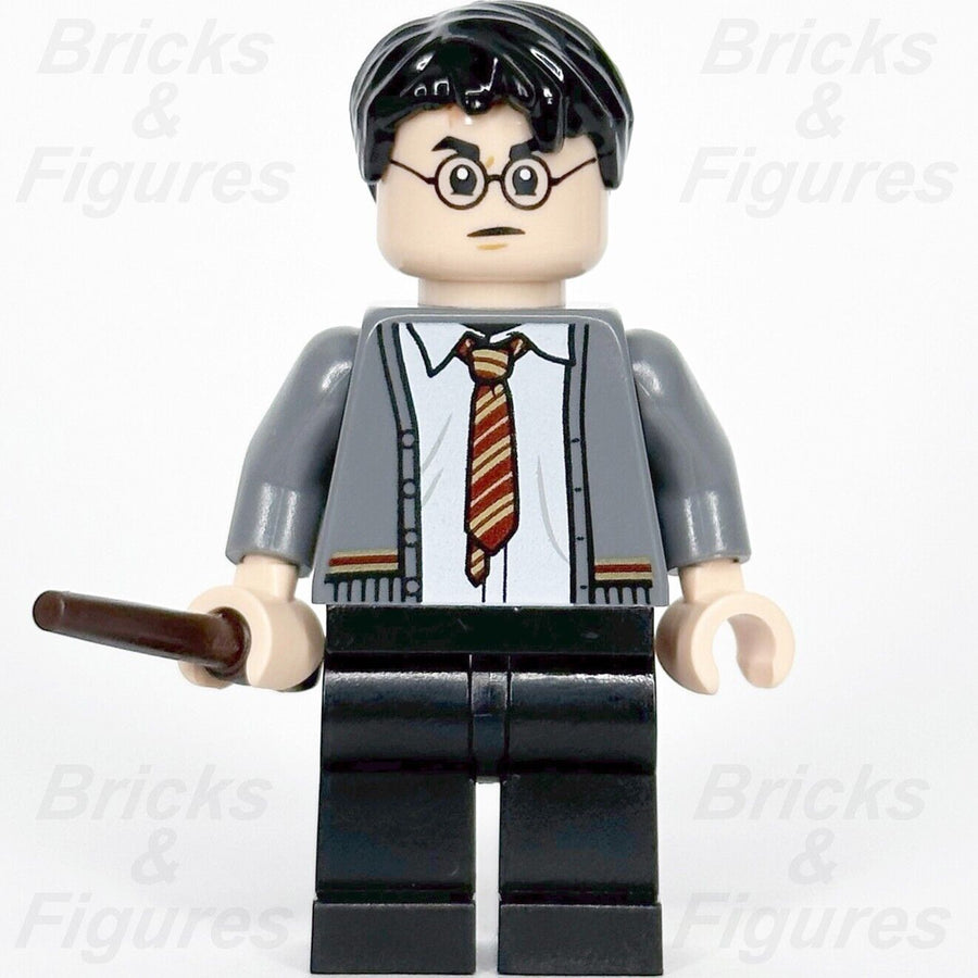 LEGO Harry Potter Minifigure Open Gryffindor Sweater White Shirt 76409 hp396 - Bricks & Figures