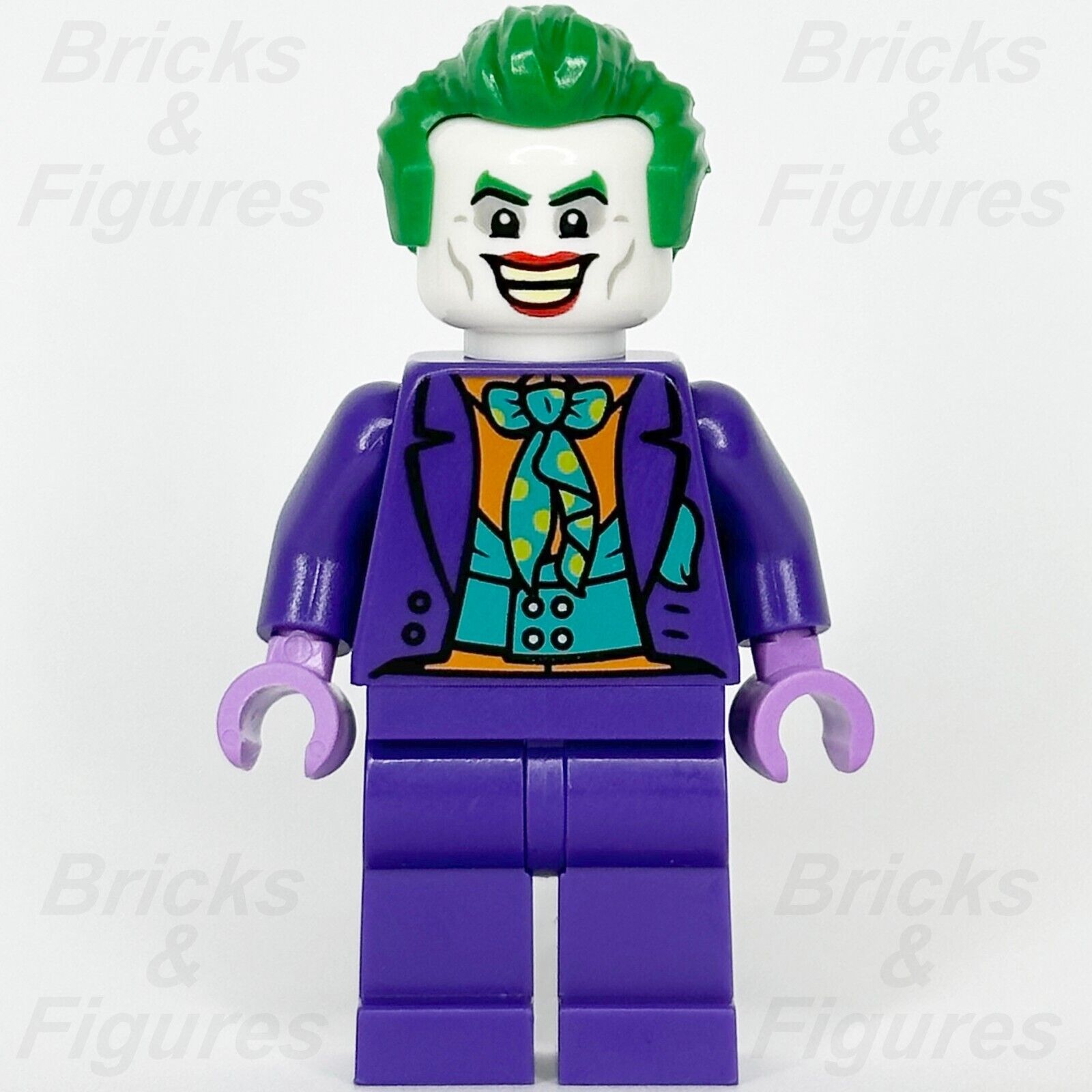 LEGO Super Heroes The Joker Minifigure DC Tim Burton's Batman 76224 sh901 Hair - Bricks & Figures