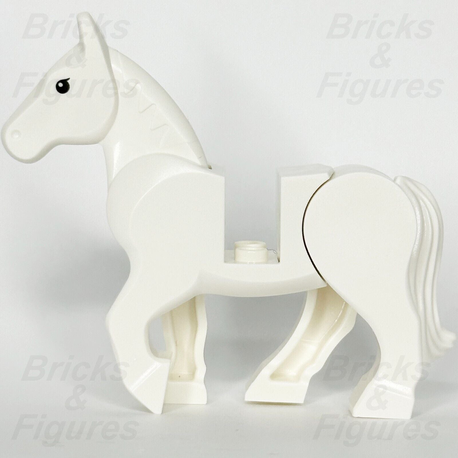 LEGO White Horse Minifigure Animal Part Movable Legs 76266 10352c01pb09 Minifig - Bricks & Figures