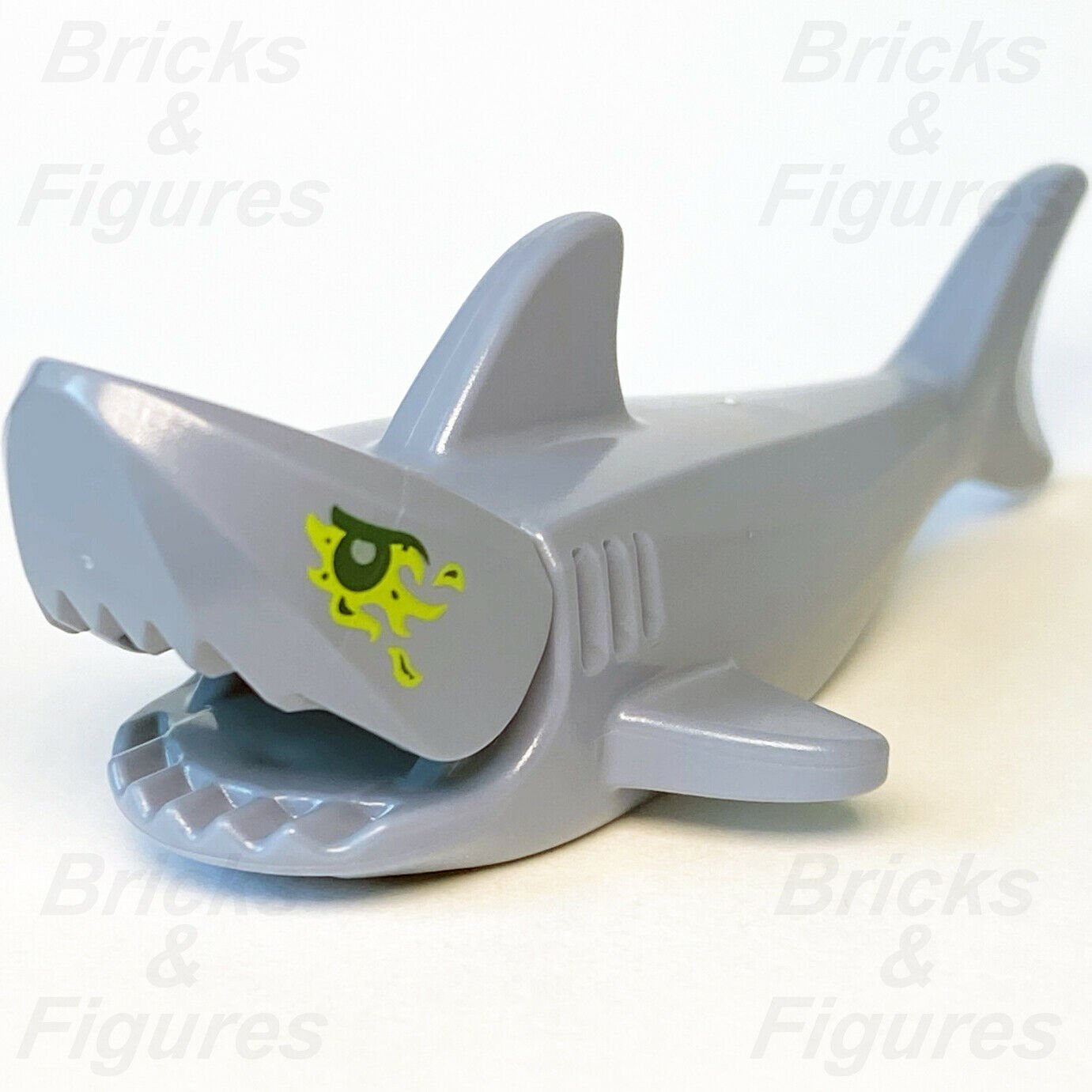 レゴ ヒドゥンサイド 目の周りにライムスライムが付いたサメ 動物のミニフィギュア 70433
