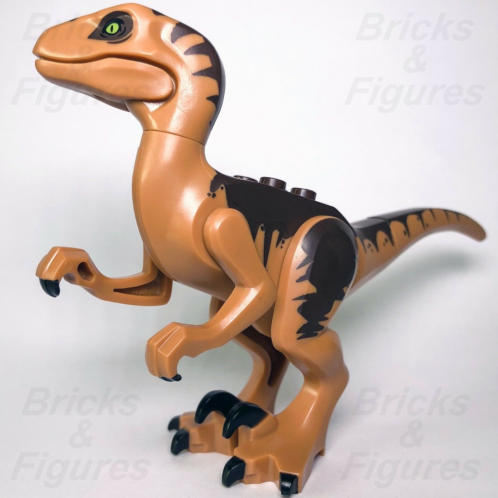 New Jurassic World LEGO Dark Brown Raptor Fallen Kingdom Dinosaur 75932 - Bricks & Figures