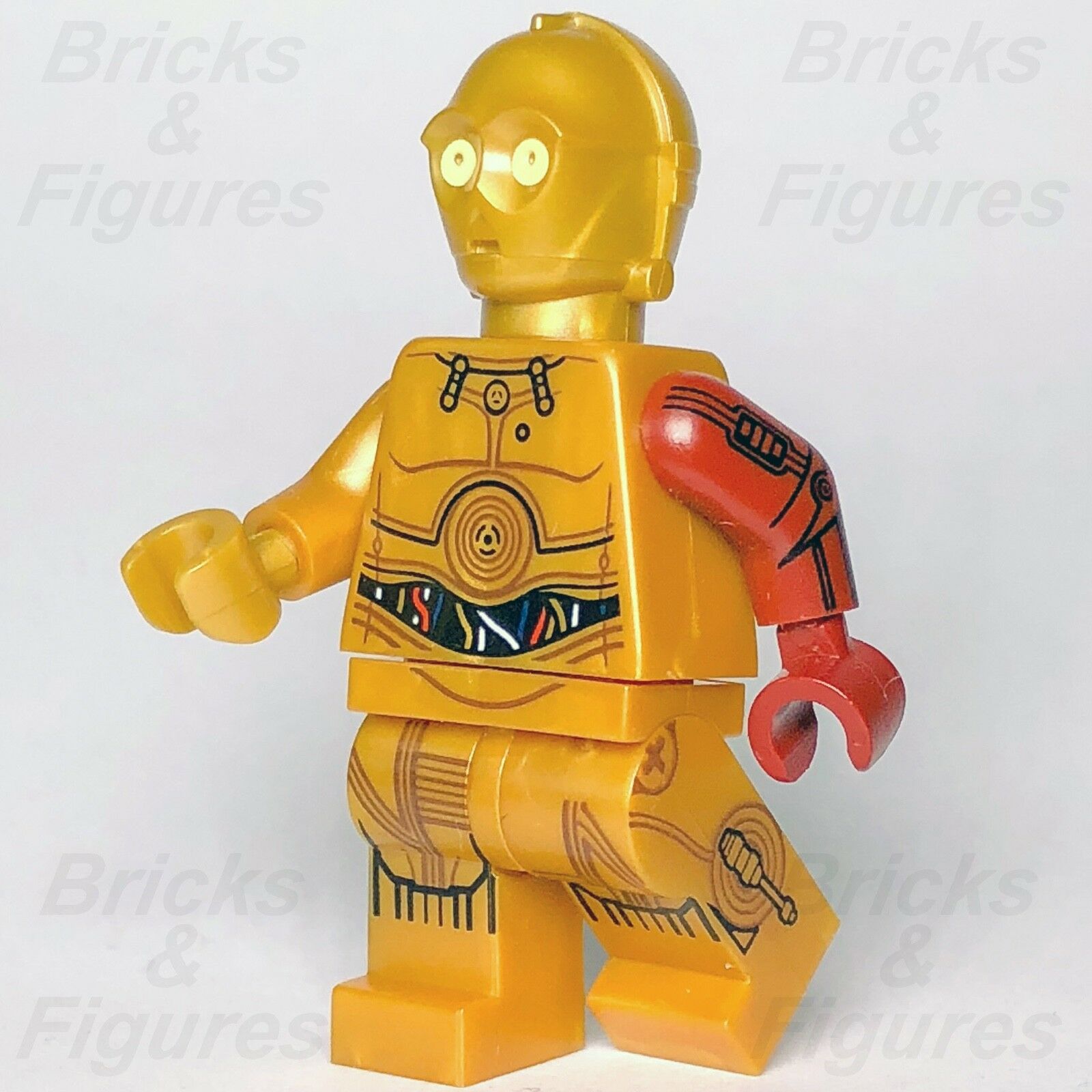 新しいスター ・ ウォーズ レゴ C-3PO プロトコル ドロイド ダーク レッド アーム ミニフィギュア 5002948
