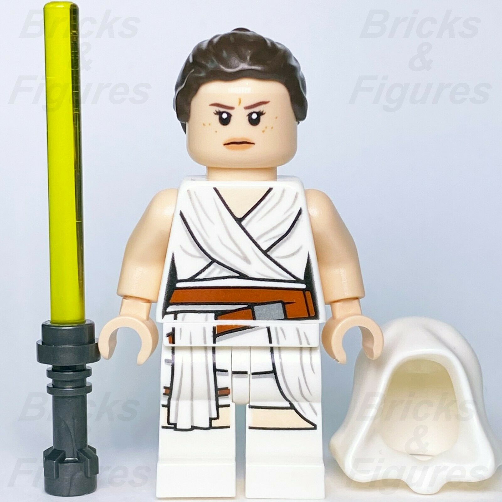 New Star Wars LEGO Rey with Hood Jedi Rise of Skywalker Minifigure 75250 - Bricks & Figures