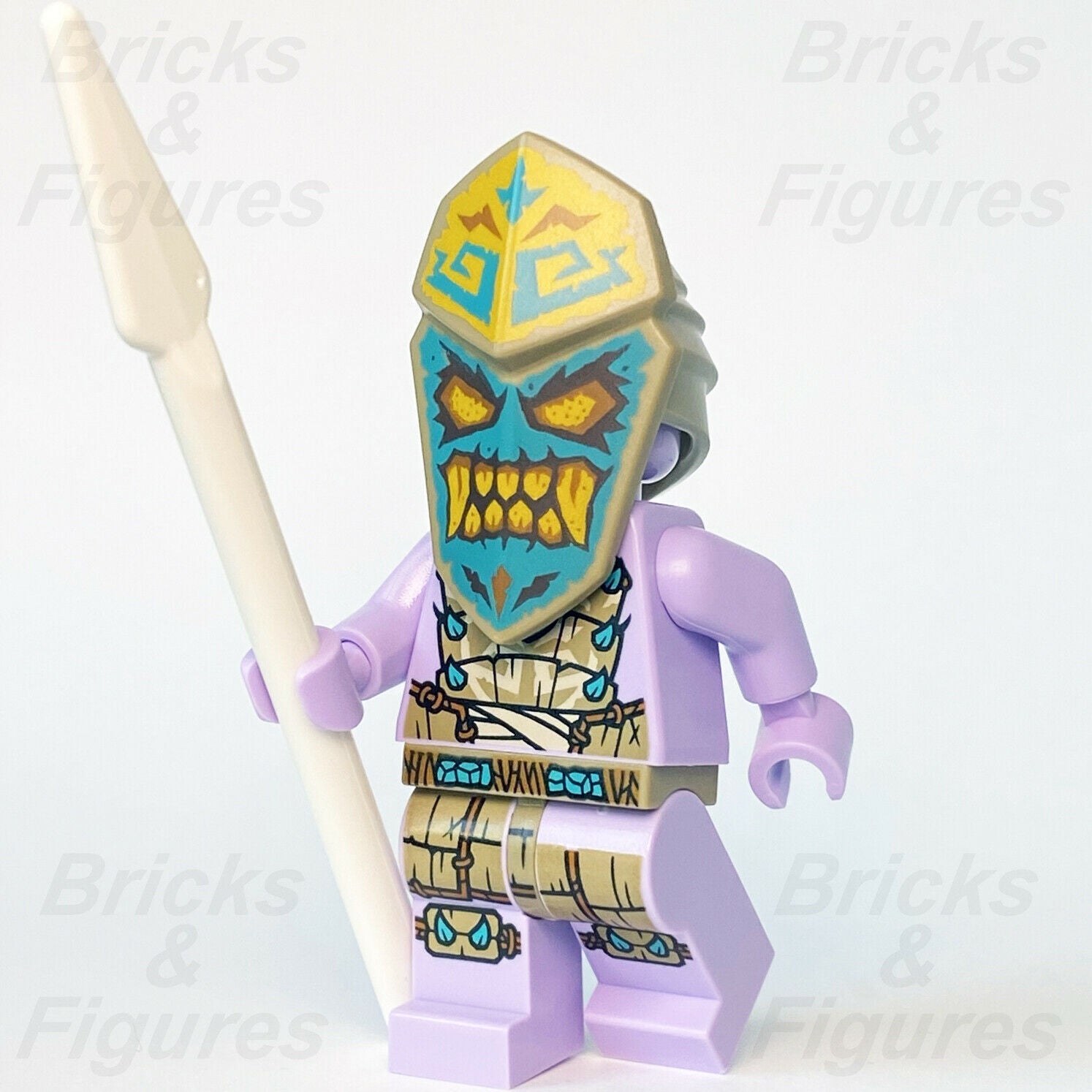 Ninjago LEGO Thunder Keeper with Spear Season 14 Minifigure 71748 71747 71746 - Bricks & Figures