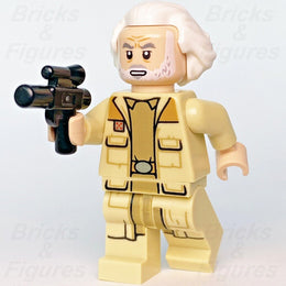 Star Wars LEGO General Jan Dodonna Rebel Leader Officer Minifigure 75301 sw1140 - Bricks & Figures