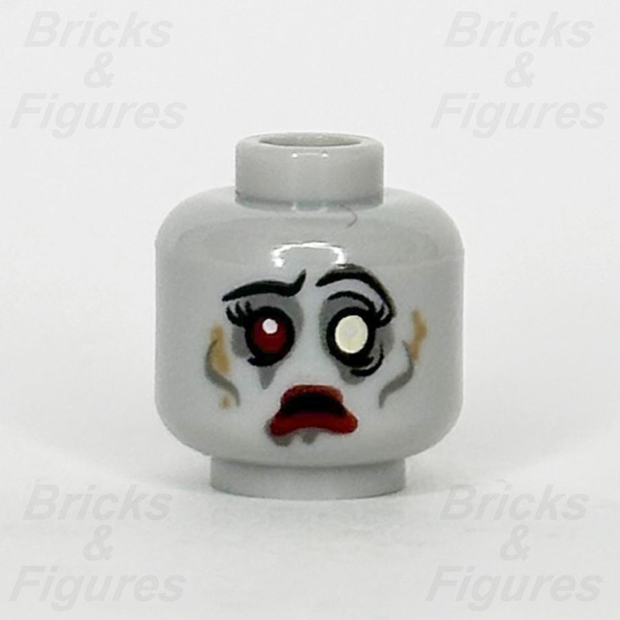 LEGO® Monster Fighters Zombie Bride Head Part Female Dual Sided Face 3626pb07650