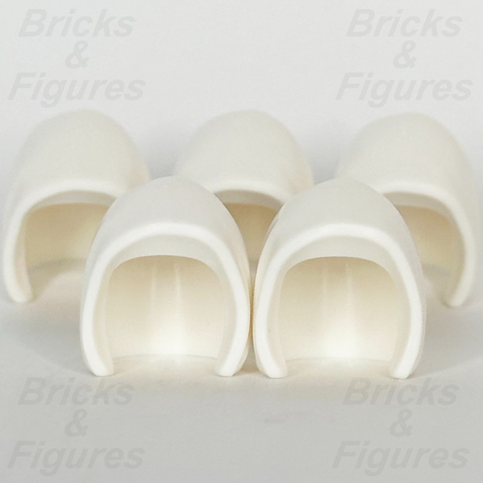 LEGO Minifigure Hood Part White Headgear Basic Smooth 74528 5368 Spider-Man x 50