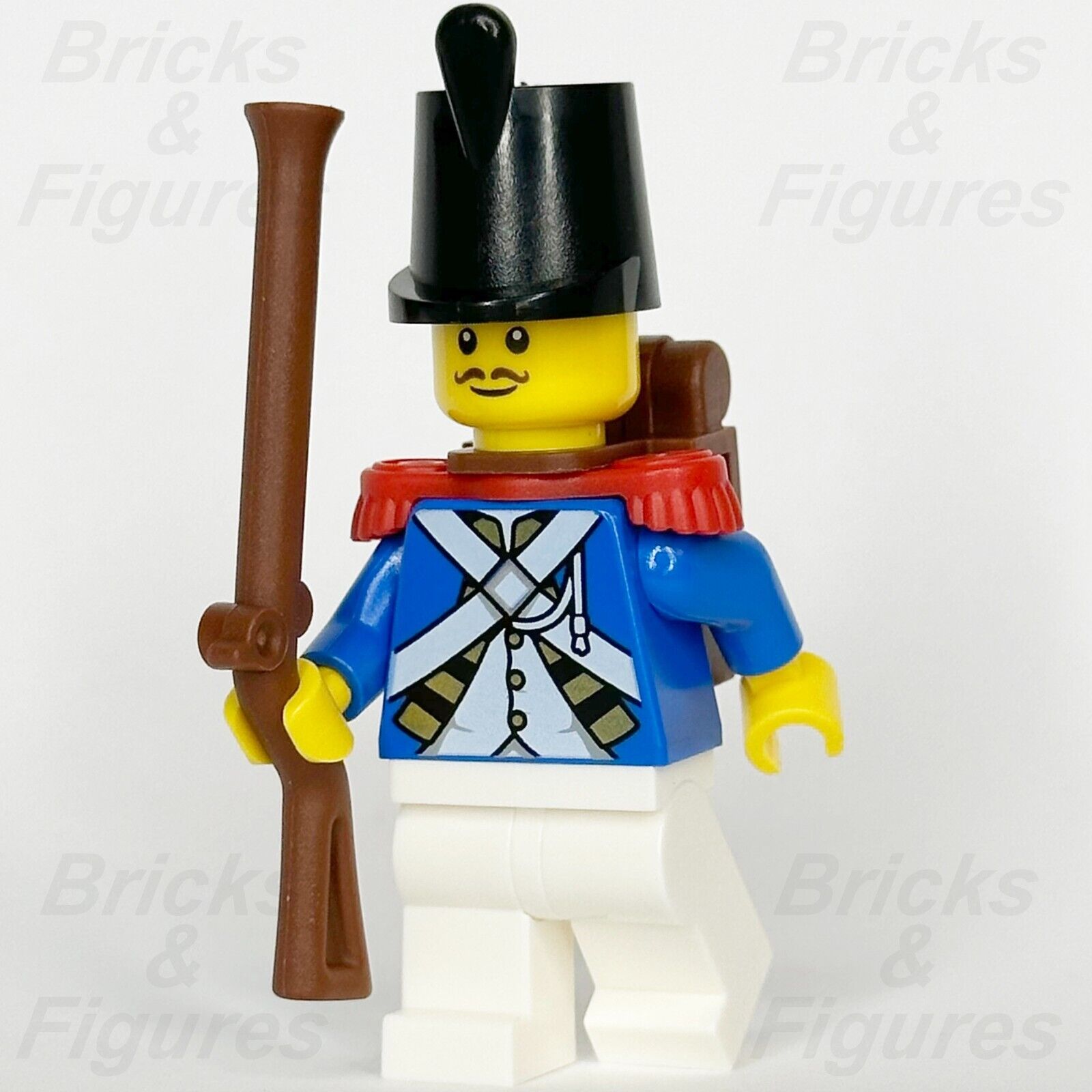 LEGO Pirates Imperial Soldier IV Minifigure Soldiers Male w/ Musket 10320 pi193 - Bricks & Figures