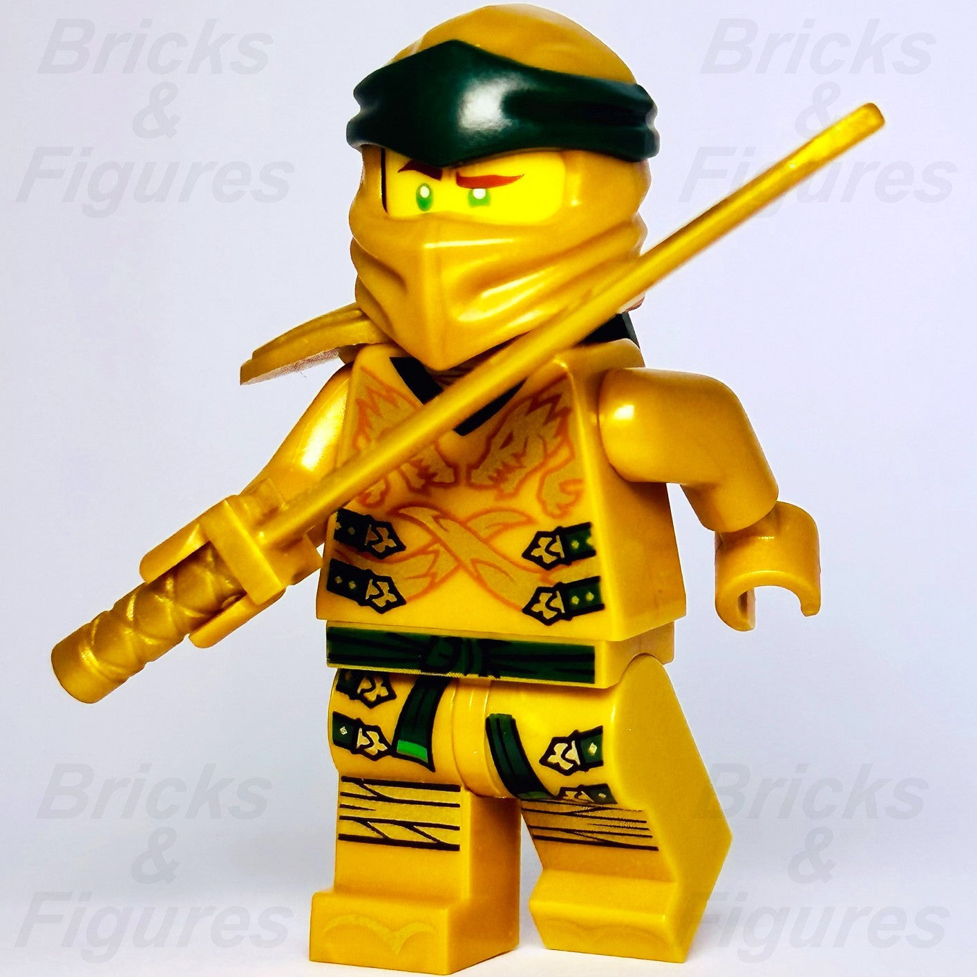 LEGO Ninjago Lloyd Minifigure Golden Ninja Legacy Garmadon 71742 njo0654 Armour1