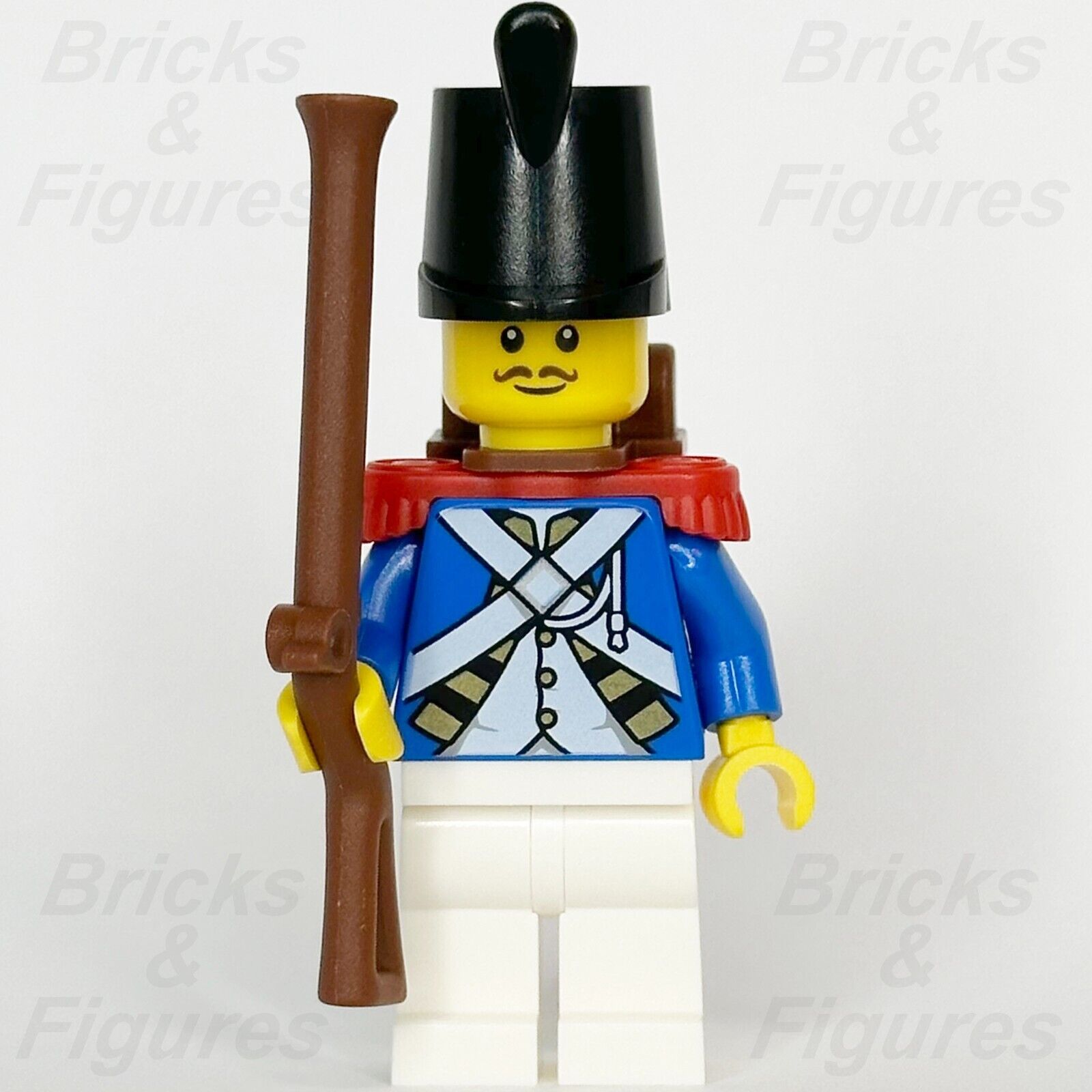 LEGO Pirates Imperial Soldier IV Minifigure Soldiers Male w/ Musket 10320 pi193 - Bricks & Figures