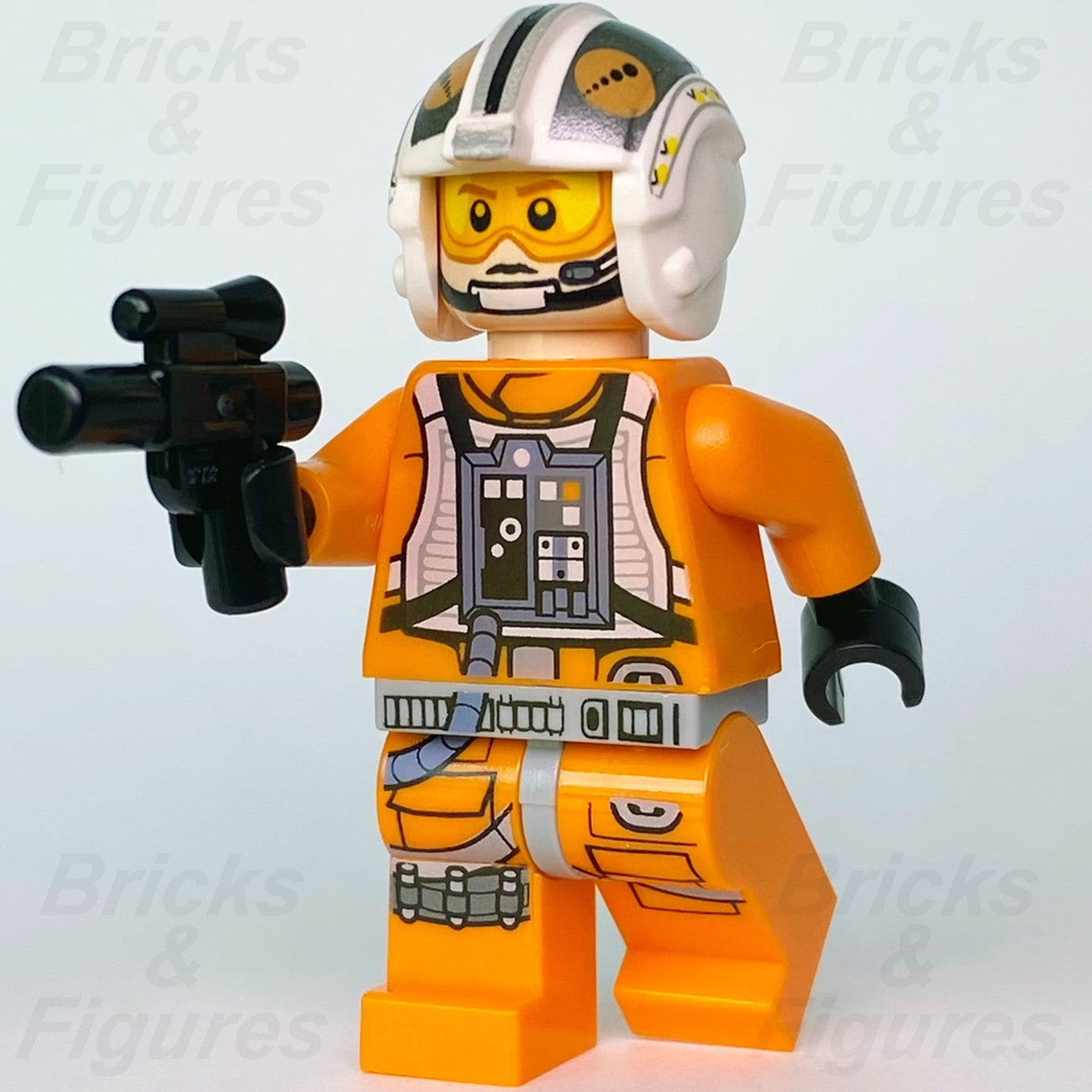 LEGO Star Wars Theron Nett Minifigure Rebel X-Wing Pilot 75032 sw0544 Used0