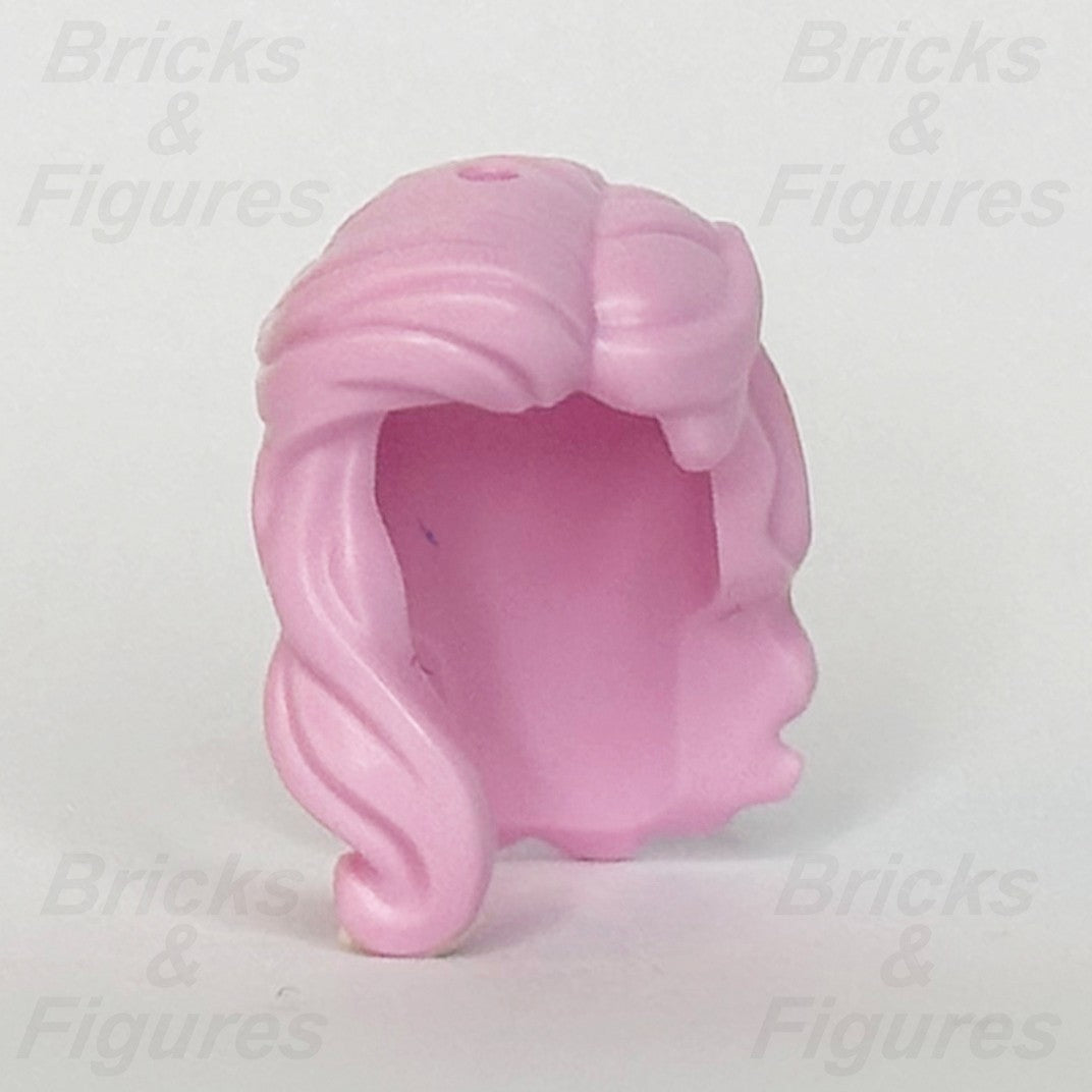 LEGO Bright Pink Female Hair Minifigure Part Long Parted on Left 6585162 69860