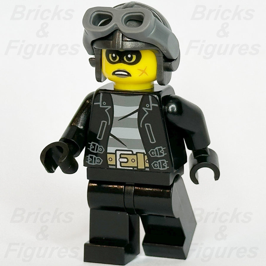 LEGO City Clara the Criminal Minifigure Police Crook Aviator Cap 60276 cty12560