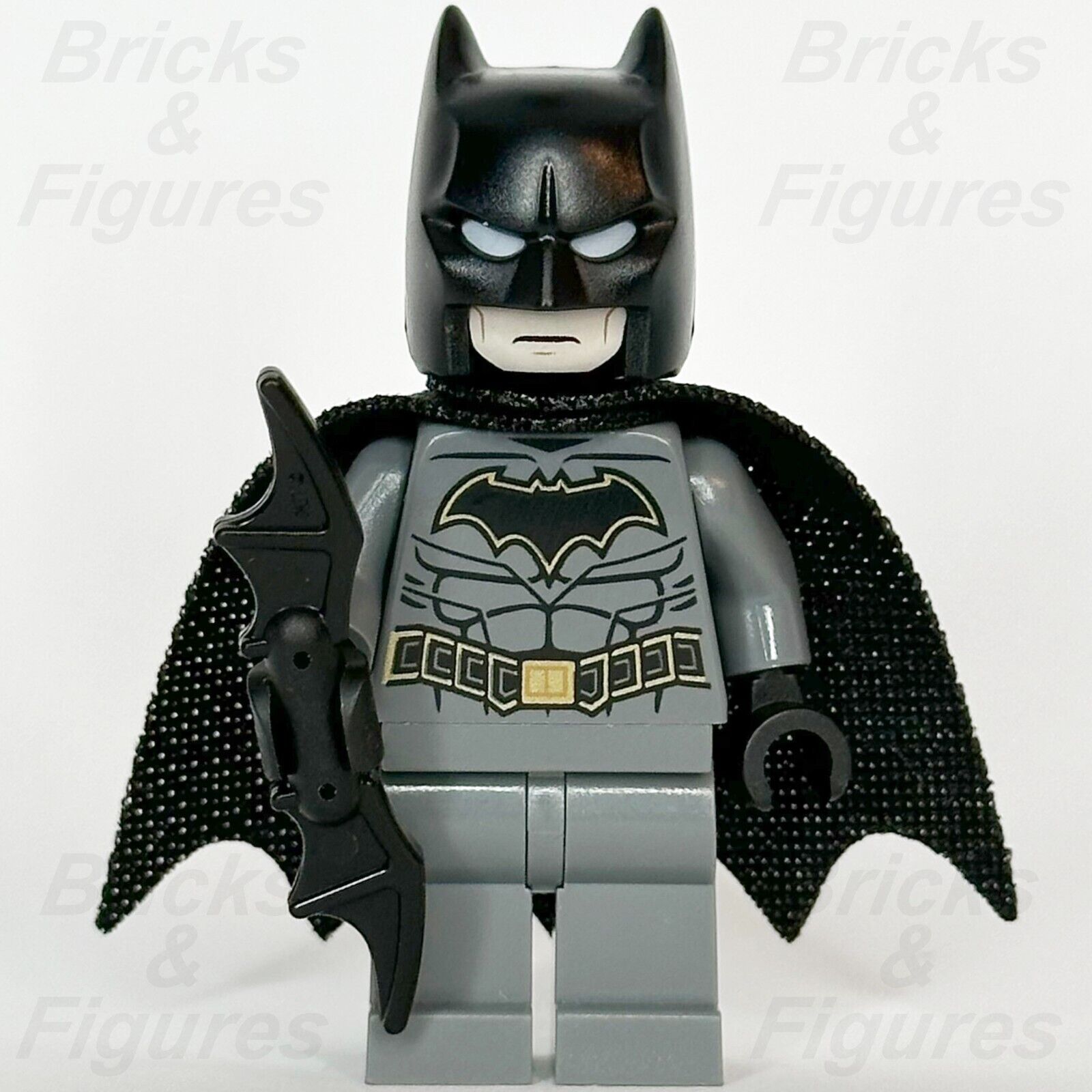 LEGO Super Heroes Batman Minifigure Grey Suit 2 DC 76122 76129 76119 sh589 - Bricks & Figures