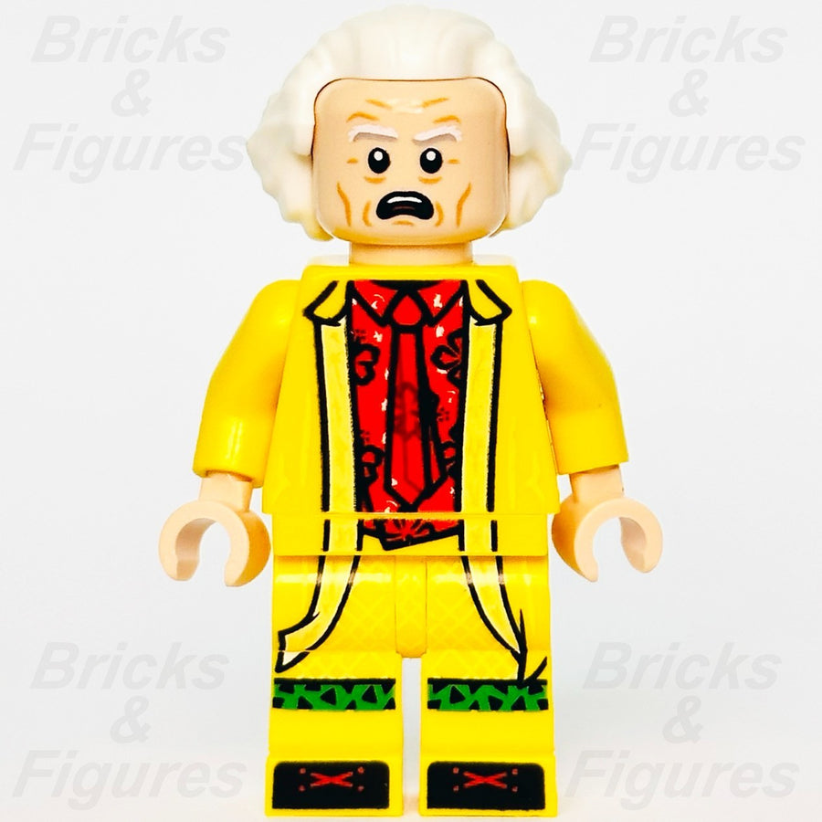 LEGO Doc Brown Minifigure Back to the Future Creator Expert 10300 btf002 Yellow1