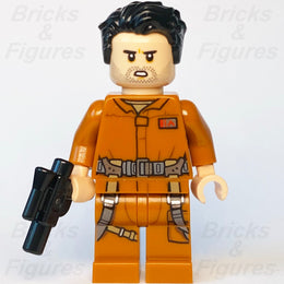 LEGO Star Wars Captain Poe Dameron Minifigure The Last Jedi 75188 Pilot Jumpsuit1