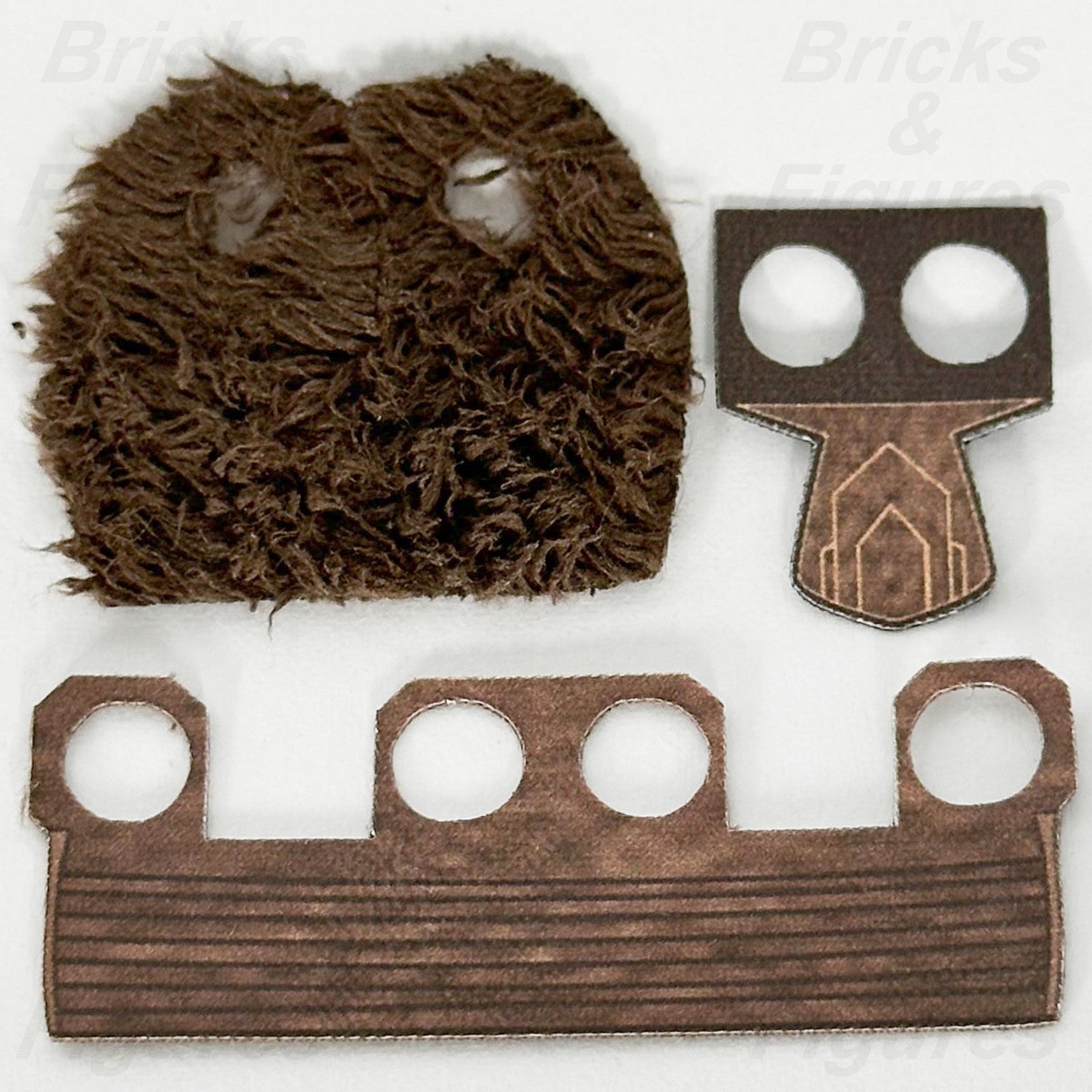 The Armorer Minifigure Fur Cape & Skirt Set Part fits LEGO Star Wars Minifigure0