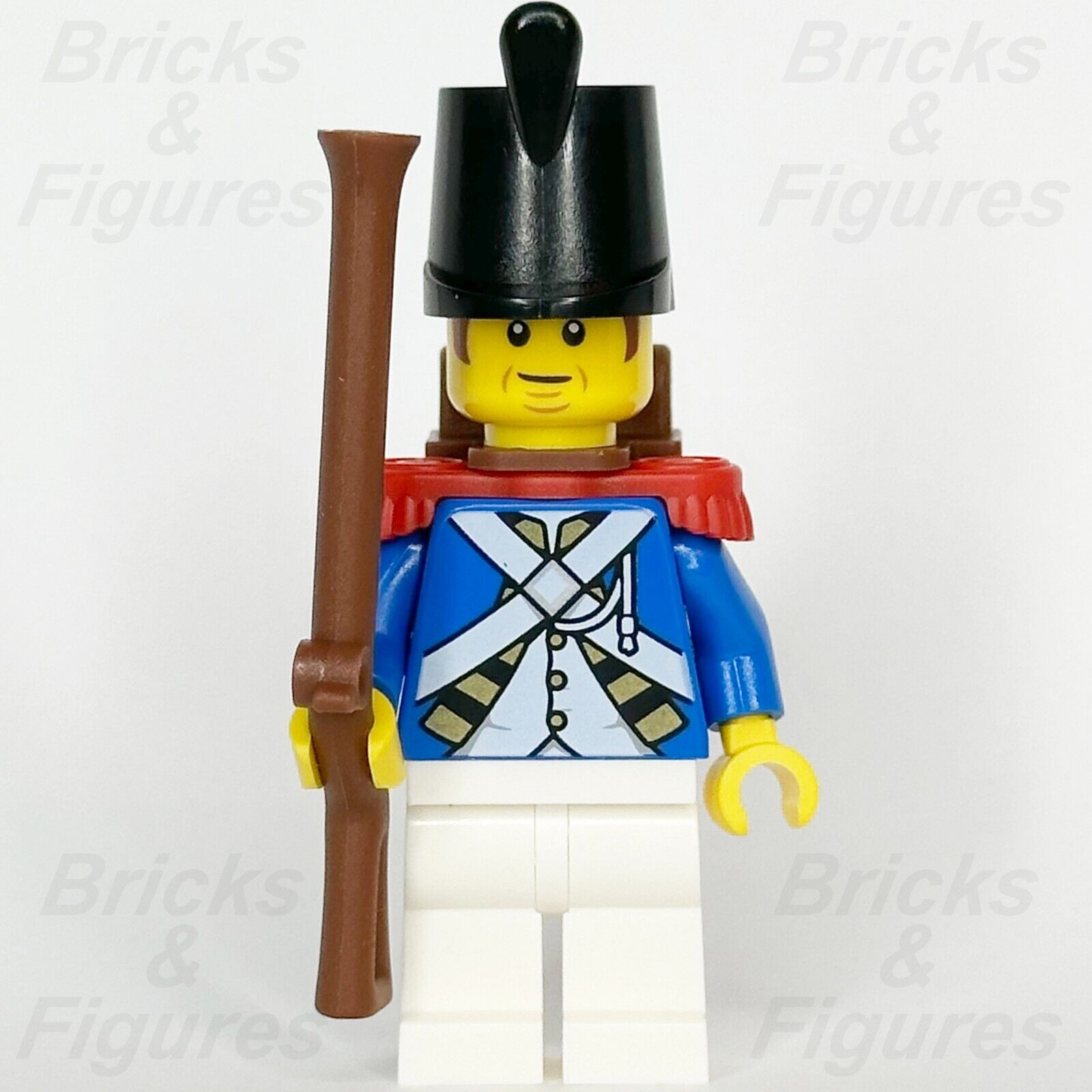 LEGO Pirates Imperial Soldier IV Minifigure Soldiers Male w/ Musket 10320 pi196 - Bricks & Figures
