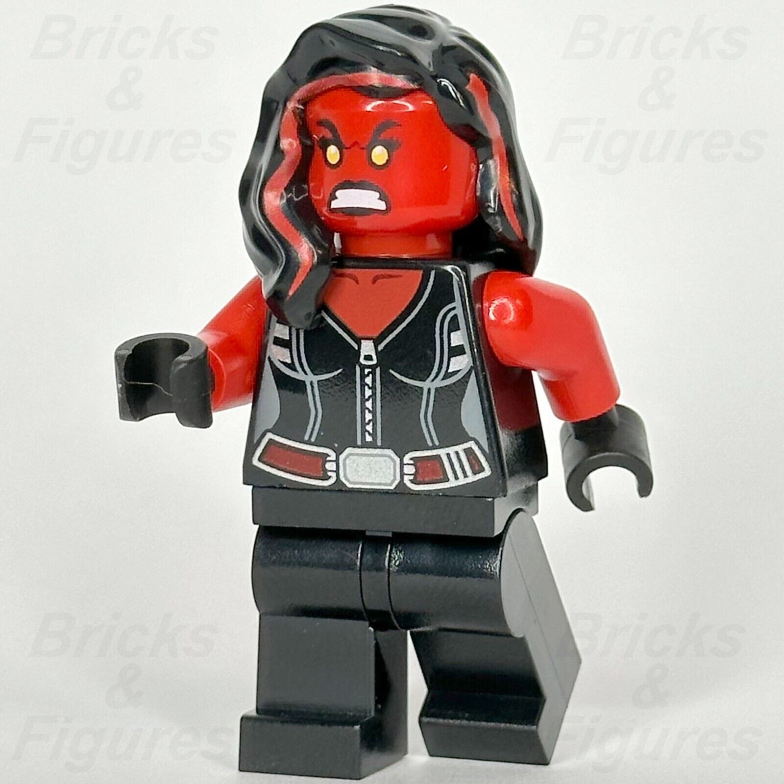 LEGO Super Heroes Red She-Hulk Minifigure Avengers Betty Ross Marvel 76078 sh372 - Bricks & Figures