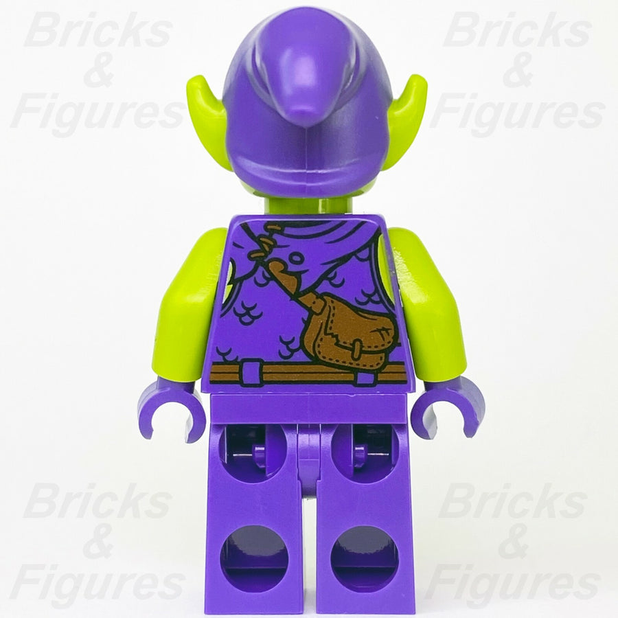 LEGO Super Heroes Green Goblin Minifigure SpiderMan Lime Skin 76133 sh0545 Used3