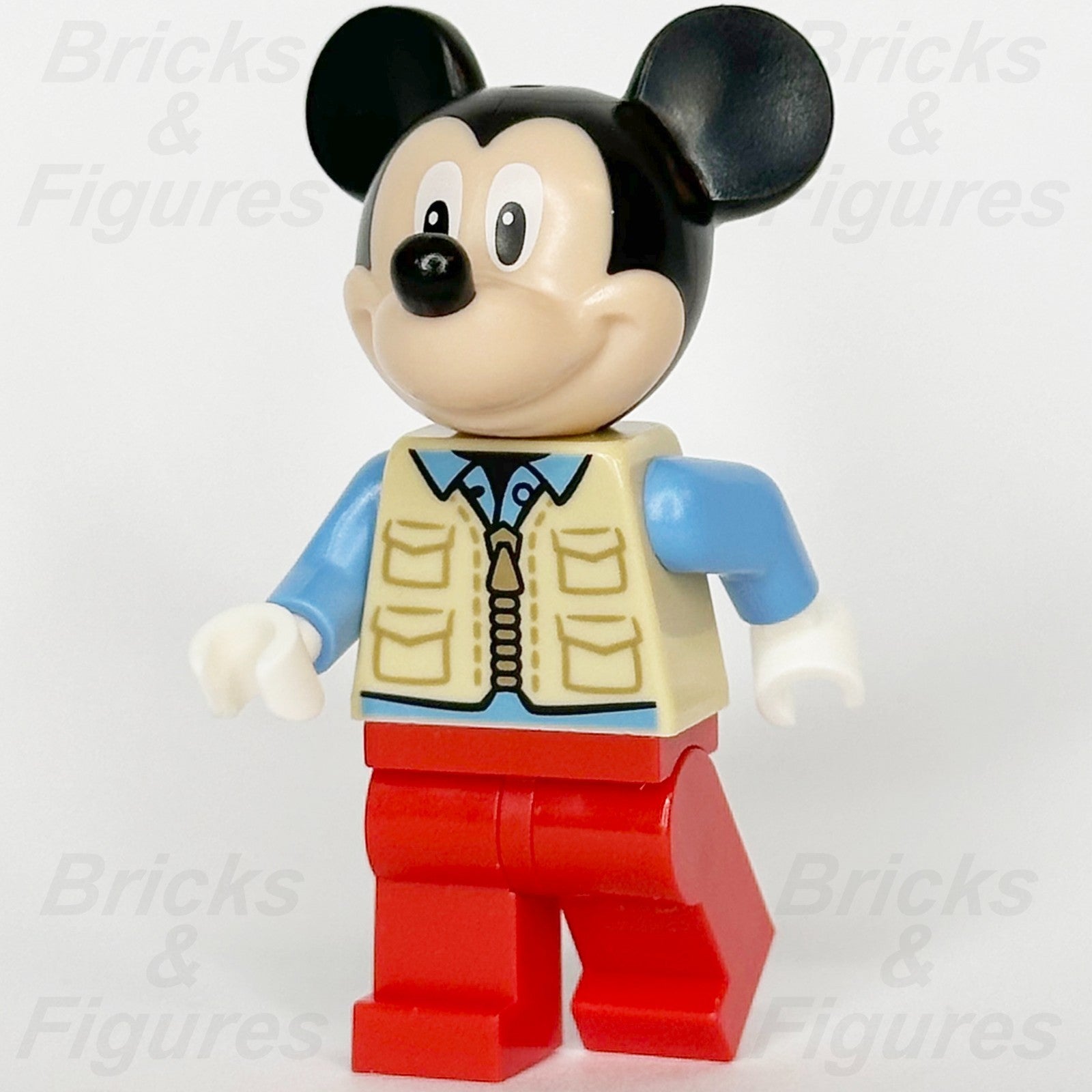 LEGO Disney Mickey Mouse Minifigure Mickey and Friends Tan Vest 10777 dis0720