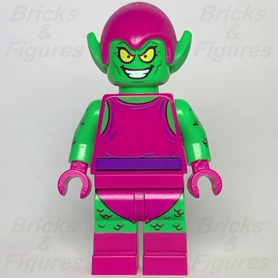 LEGO Super Heroes Green Goblin Minifigure Spider-Man Marvel 76057 sh0271 Magenta0