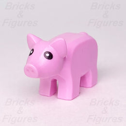 LEGO® City Bright Pink Baby Piglet Animal Minifigure Part Pig Farm 63197510