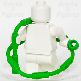 LEGO Bright Green Flexible Hose 21L Accessory Part Climbing Grip 2630 6443503 x51