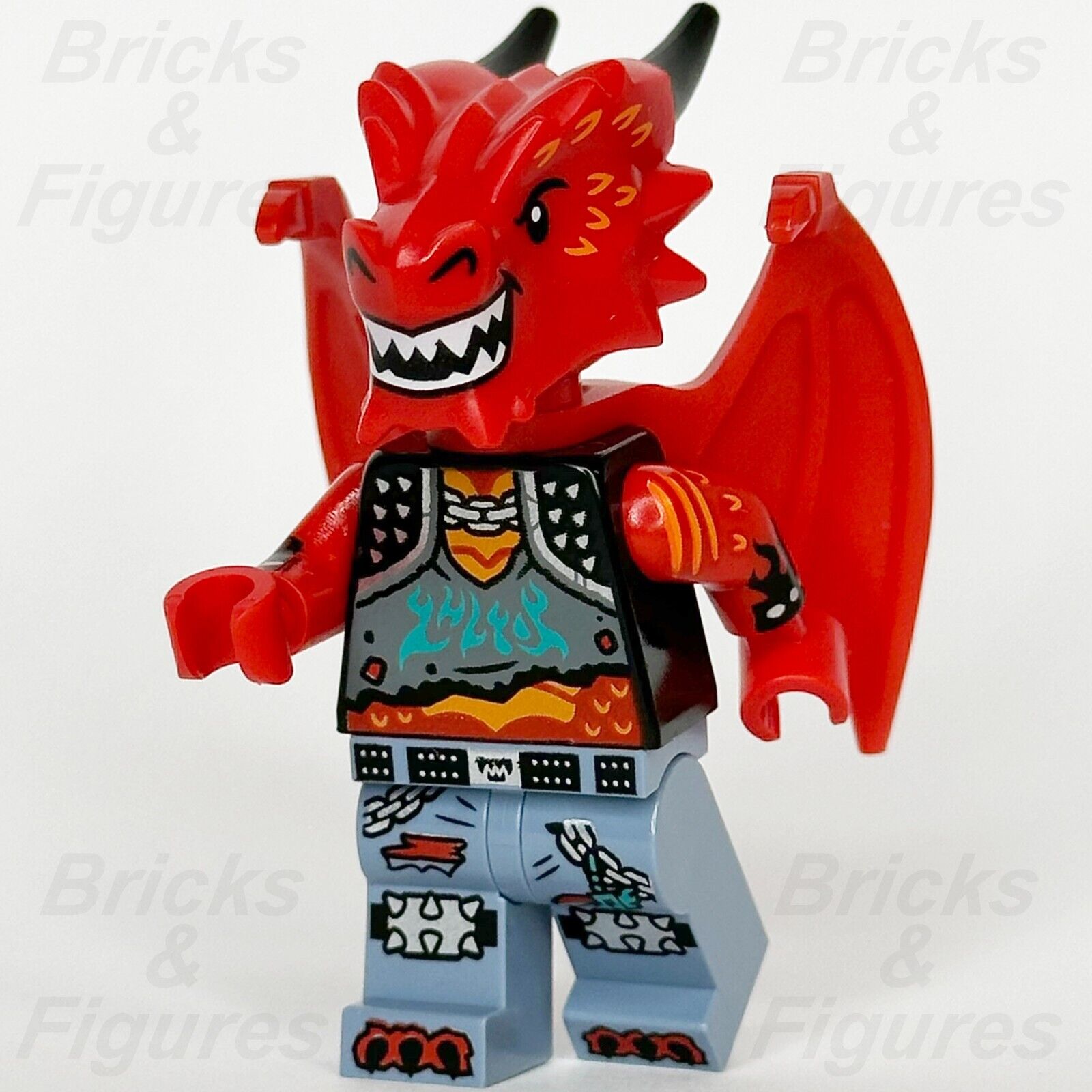 LEGO Vidiyo Metal Dragon Minifigure BeatBox Red Dragon Minifig 43109 vid019