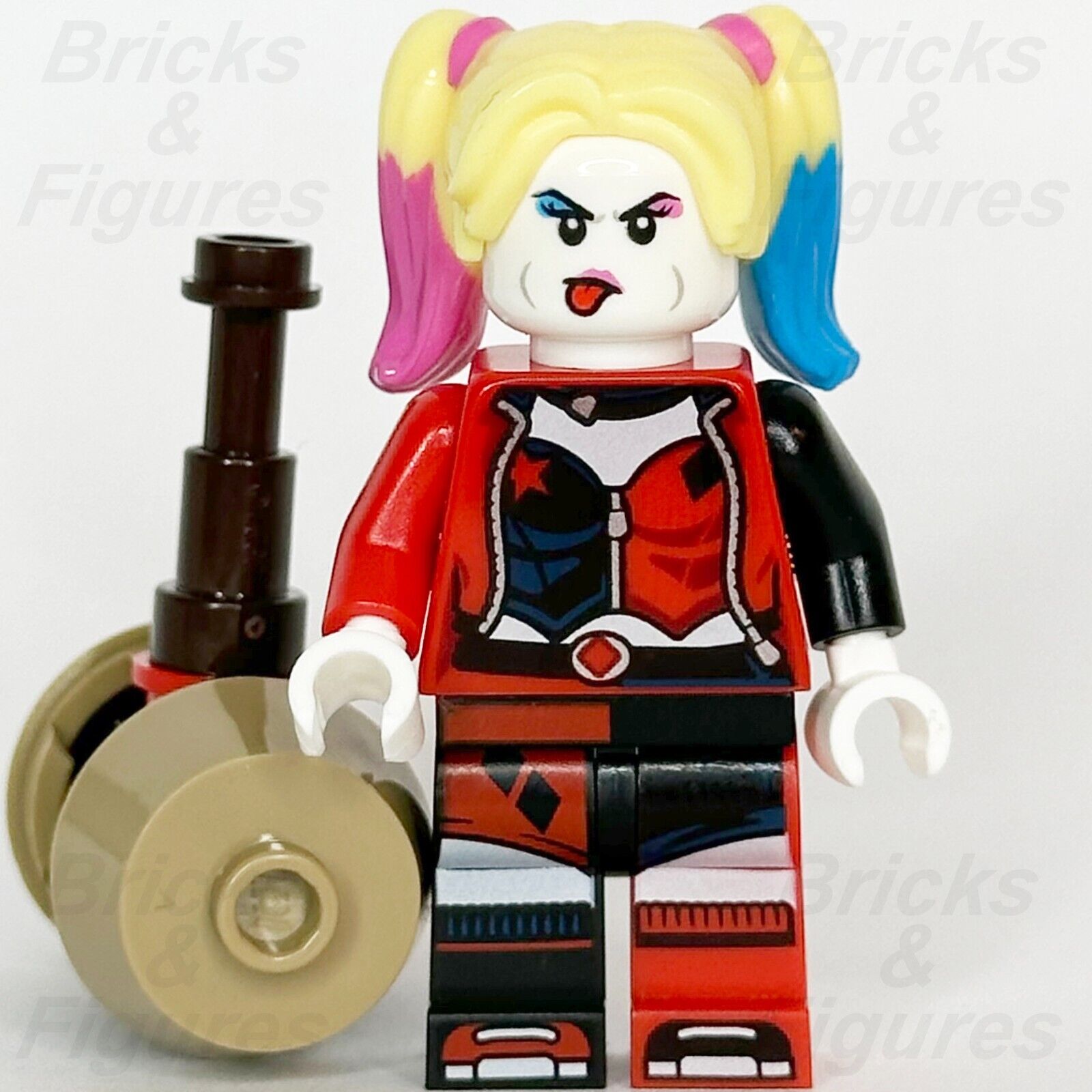 LEGO Super Heroes Harley Quinn Minifigure Batman 2 DC Corset 76159 40453 sh650 - Bricks & Figures