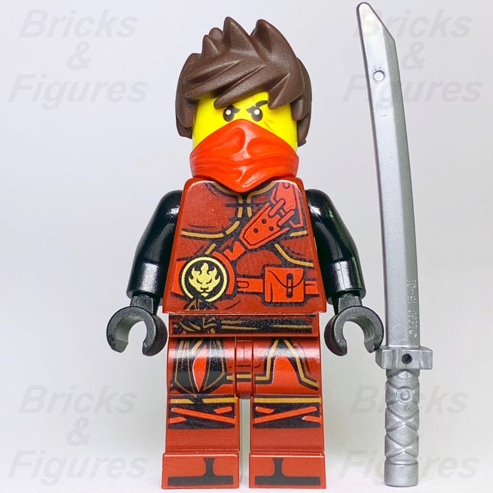 LEGO Ninjago Kai Minifigure The Hands of Time Fire Ninja with Hair 70621 njo0391