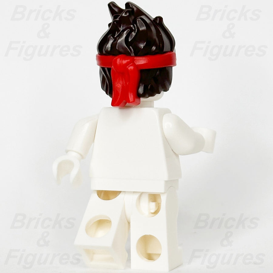 LEGO® Ninjago Kai Dark Brown Spiky Minifigure Hair Part Red Headband 69560pb013