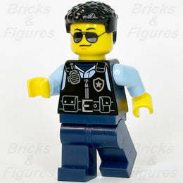 LEGO® City Police Officer Minifigure Police Town Male Safety Vest 60418 cty17510