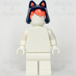 LEGO Ninjago Sora Minifigure Hood Part Coral Hair Combo Headgear Dark Blue Ears2