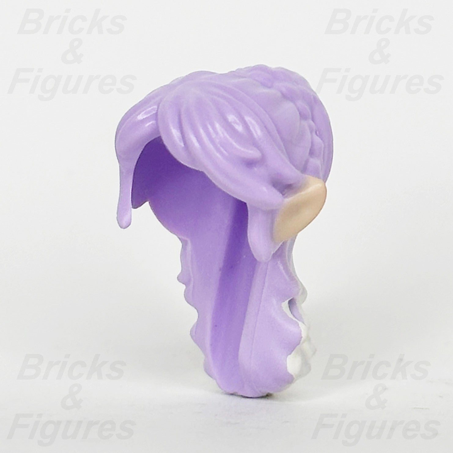 LEGO Elves Ears Hair Minifigure Part Elf Long Braids Lavender White Tips 411800