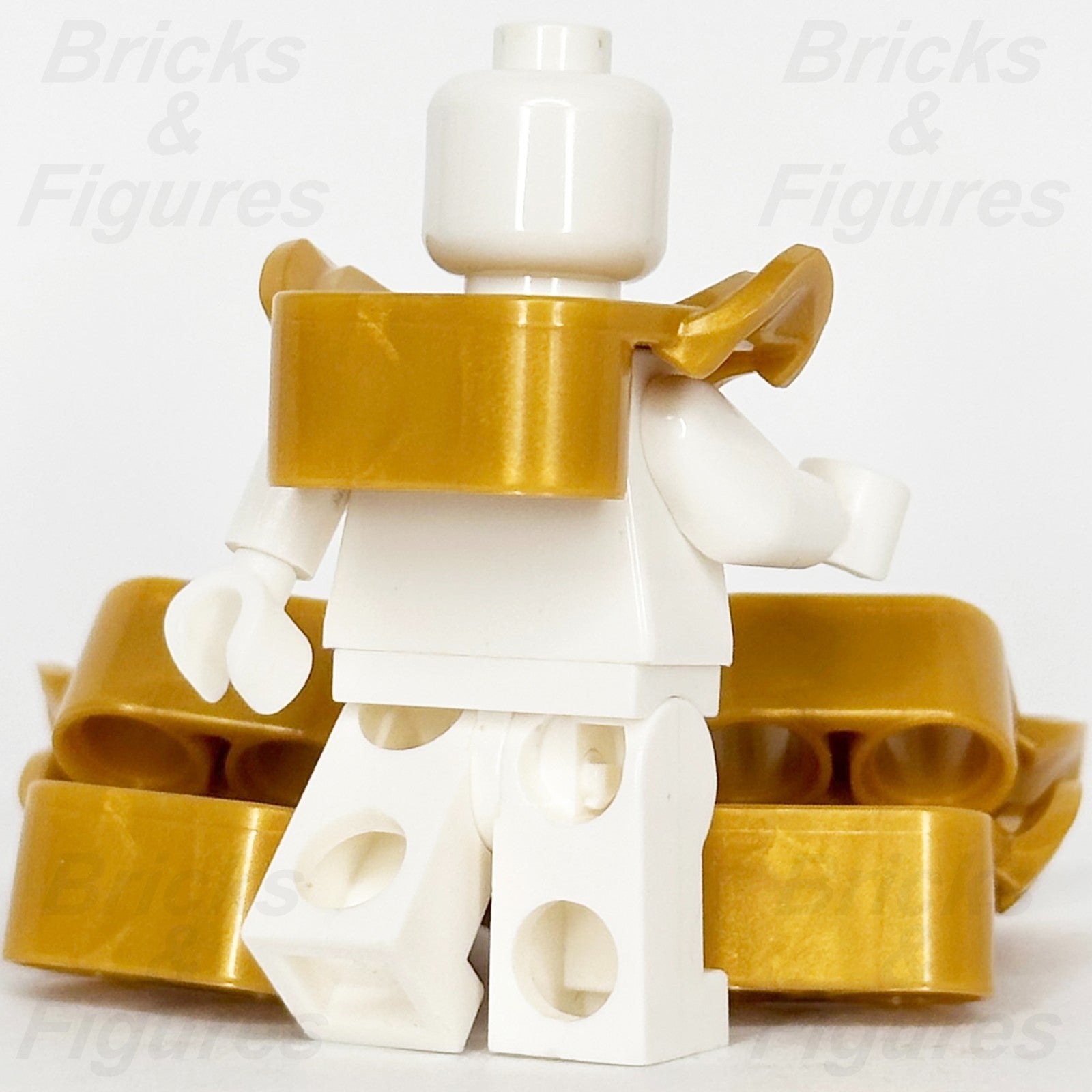 LEGO Minifigure Shoulder Armour Part Pearl Gold Tiered Fins Body Wear 86123 x 52