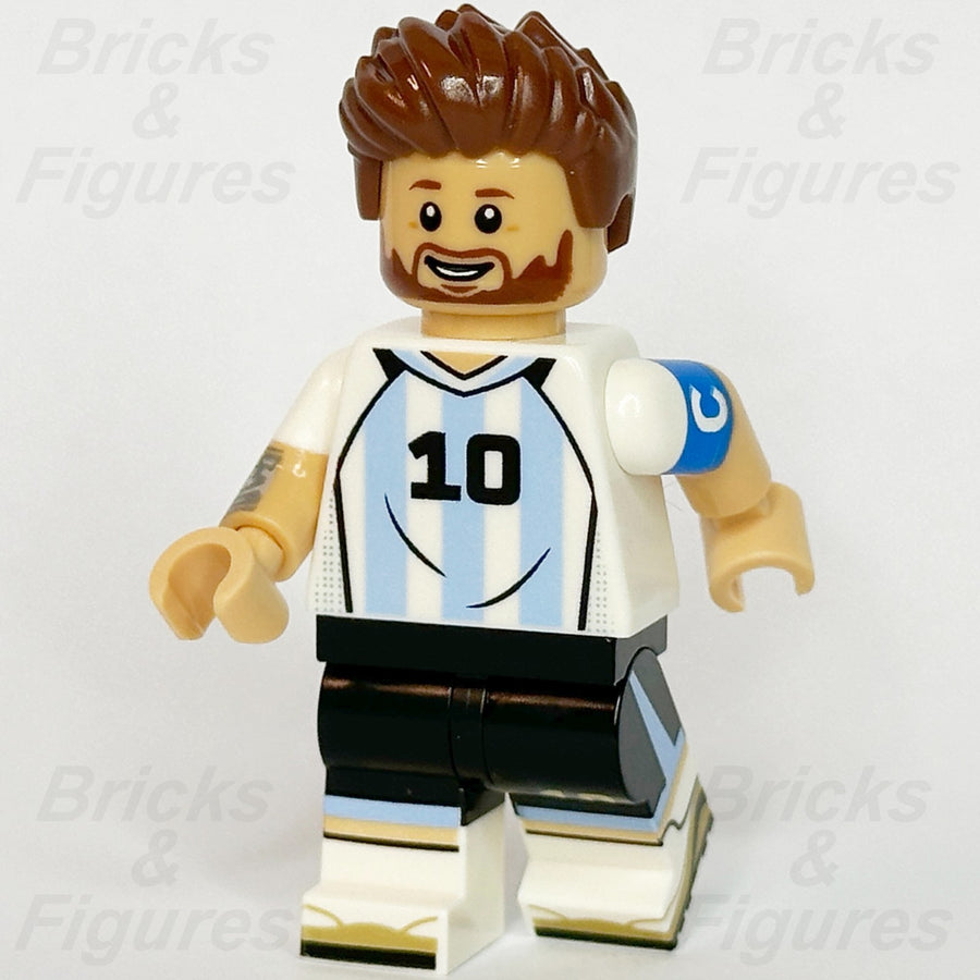 LEGO Editions Lionel Messi Minifigure Argentina Football Soccer 43011 Sport Pro0