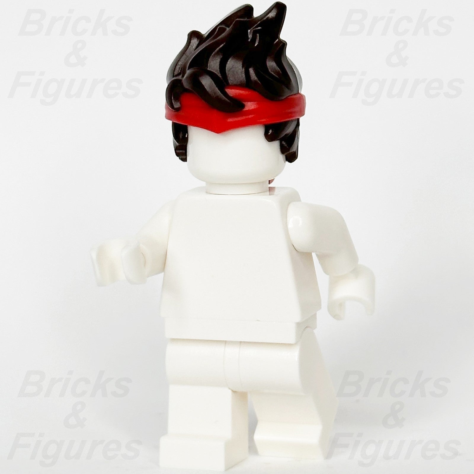 LEGO® Ninjago Kai Dark Brown Spiky Minifigure Hair Part Red Headband 69560pb011