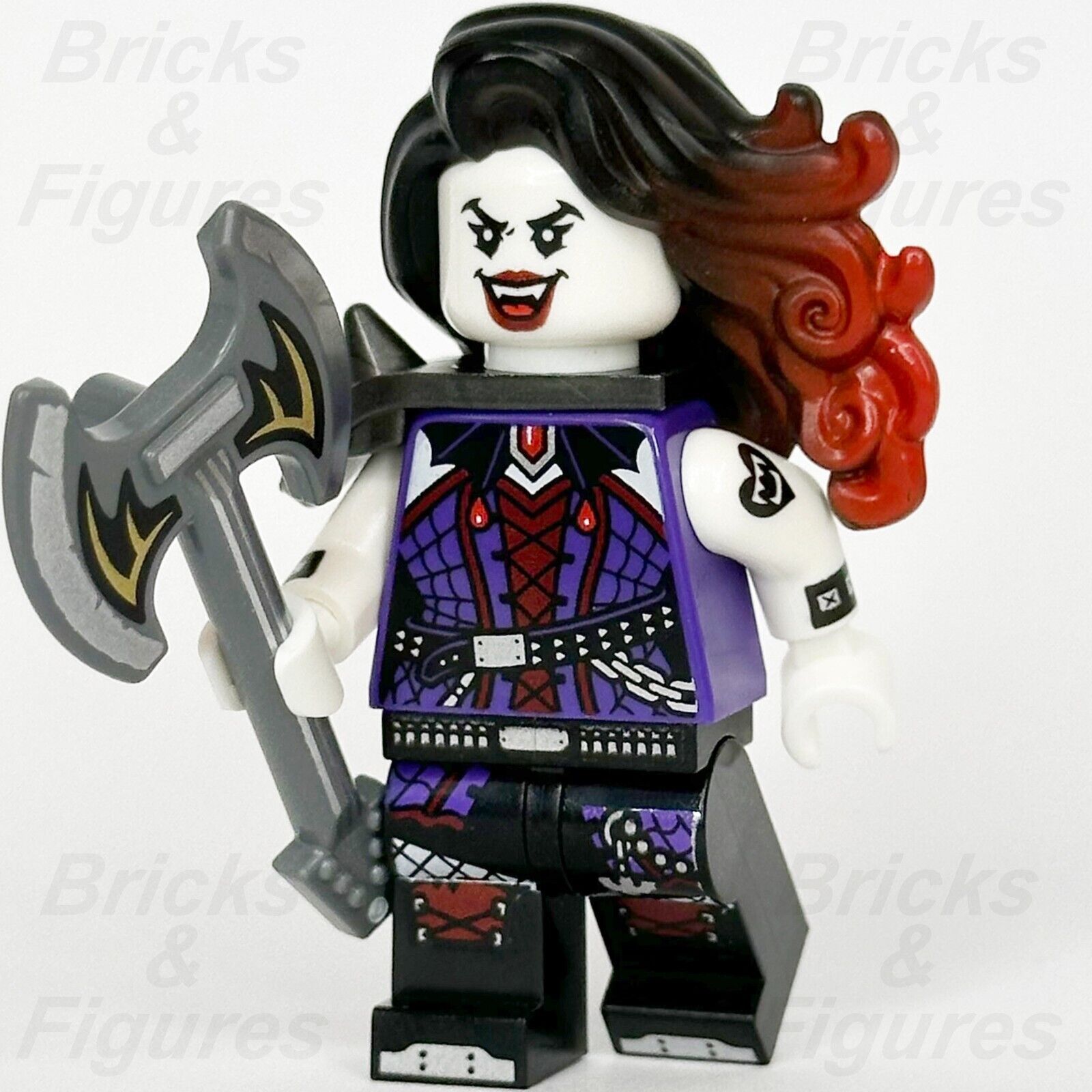 LEGO Vidiyo Vampire Bassist Minifigure Bandmates Series 2 Female 43108 vid045