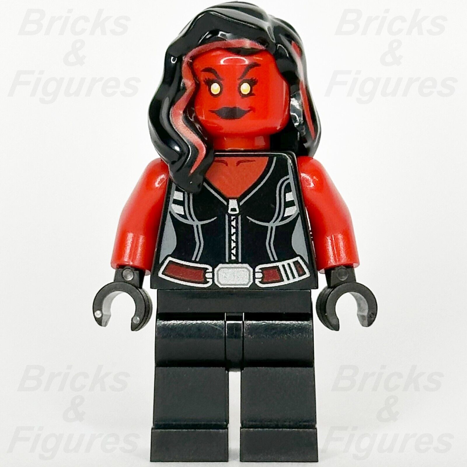 LEGO Super Heroes Red She-Hulk Minifigure Avengers Betty Ross Marvel 76078 sh372 - Bricks & Figures
