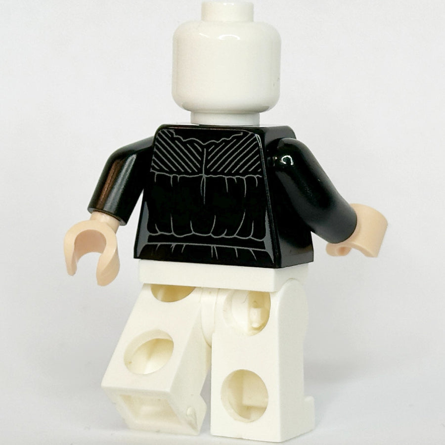 LEGO Ideas Black Torso Minifigure Part Bolo Necklace Robe Loose Dress 213552
