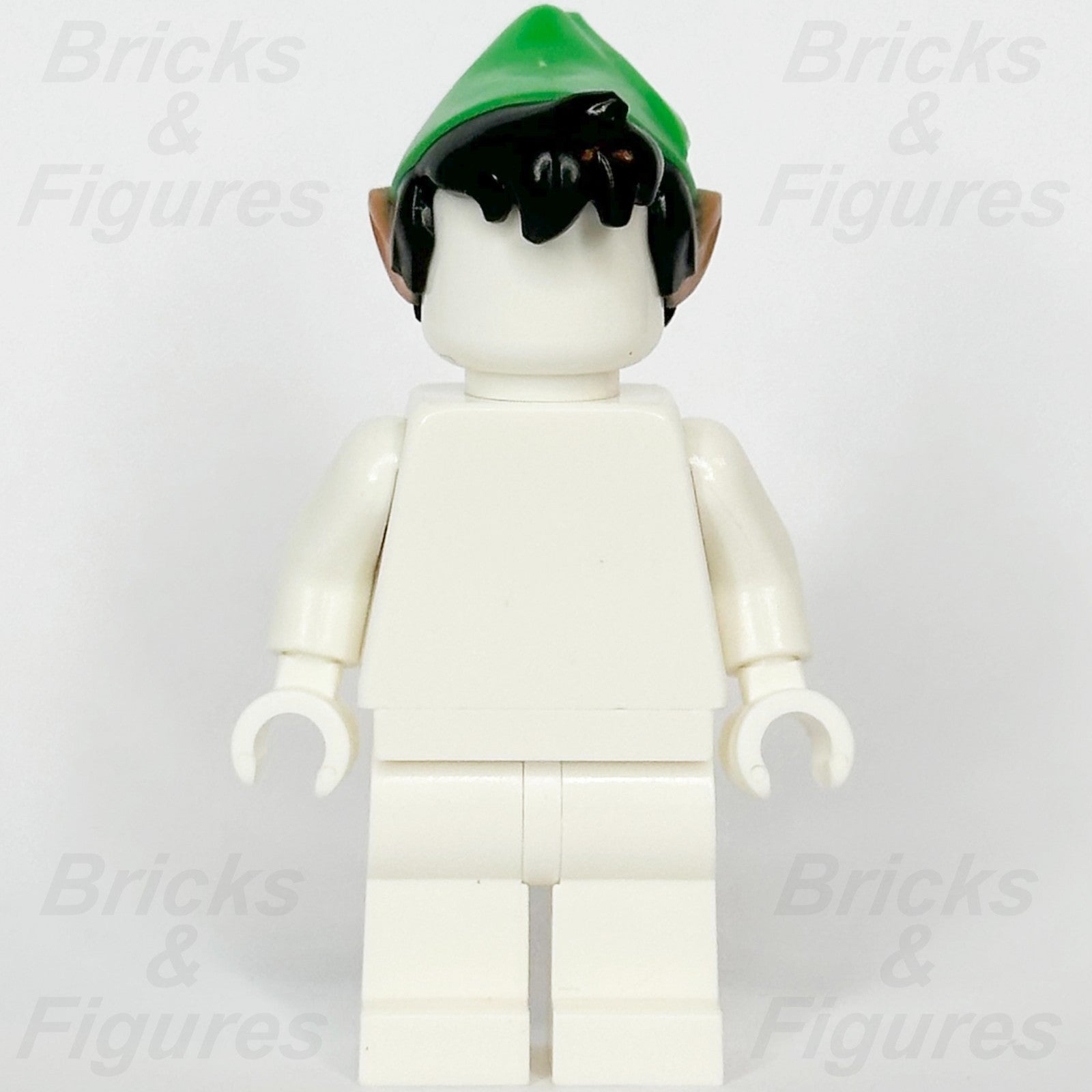 LEGO® Disney Black Elf Hair Bright Green Hat Minifigure Part Peter Pan 26025pb023