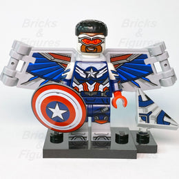 LEGO Super Heroes Captain America Minifigure Marvel Series 1 Sam Wilson 710311