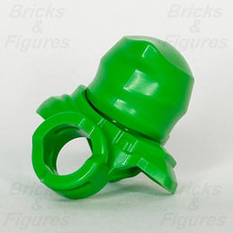 LEGO Ninjago Bright Green Shoulder Armour Scabbard Minifigure Part & Hood Helmet - Bricks & Figures