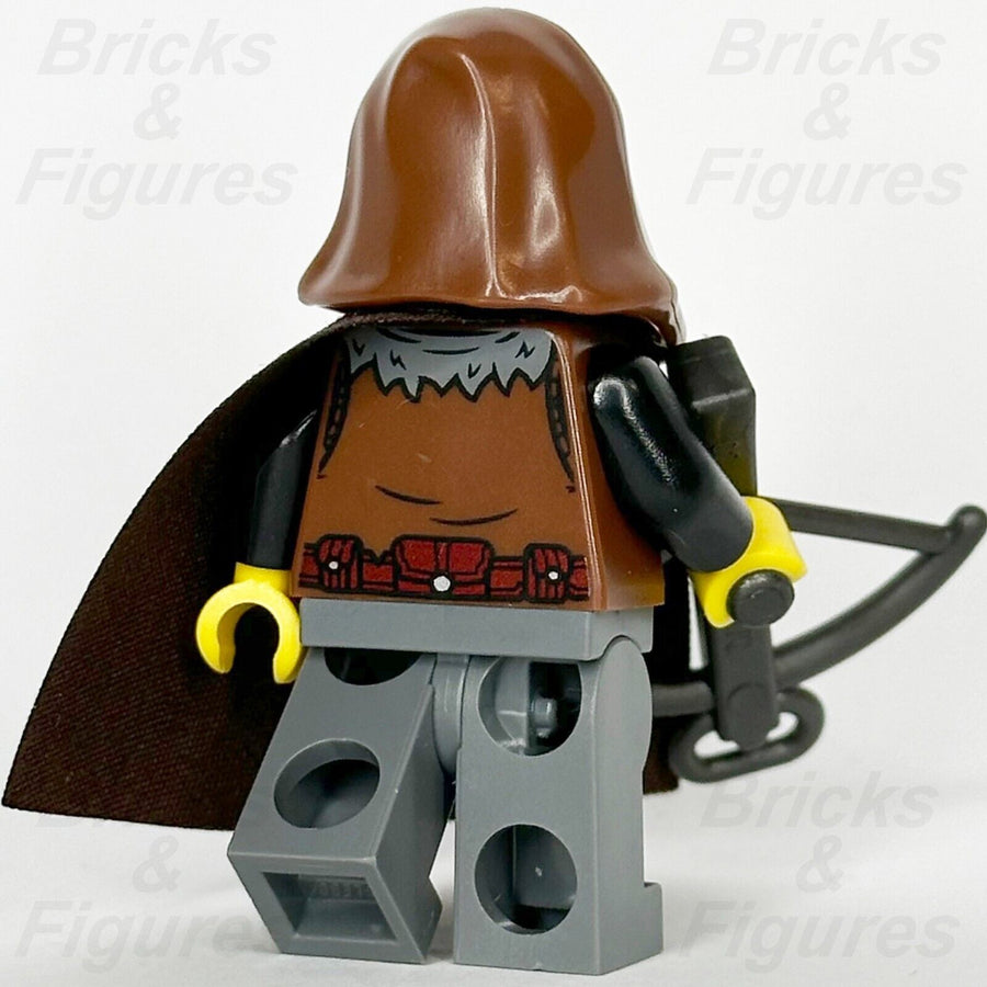 LEGO Castle Wolfpack Minifigure Bandit Crook Thief Cape Hood 10332 cas585 - Bricks & Figures