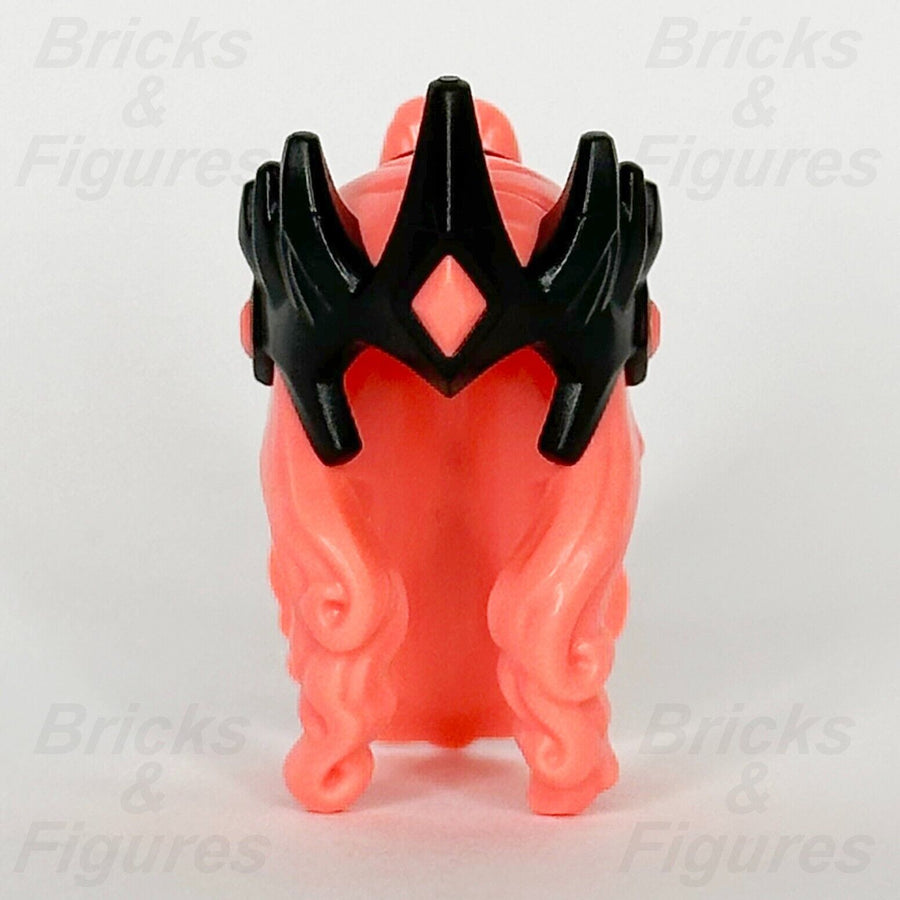 LEGO Dreamzzz Never Witch Black Crown Minifigure Part Pink Long Wavy Hair 71477 - Bricks & Figures