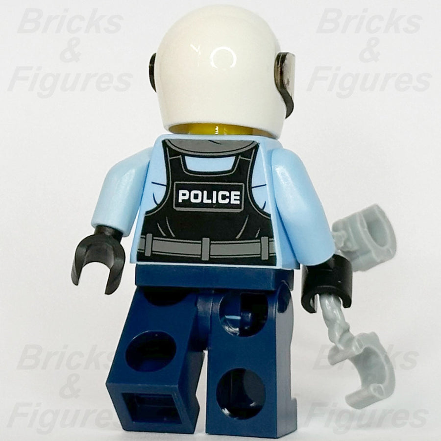 LEGO City Police Motorcyclist Minifigure Helmet Safety Vest 952001 60244 cty11432